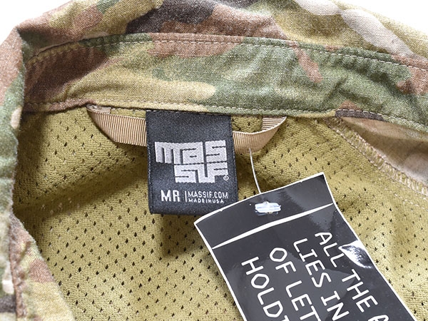 レア! 米軍実物 AFSOC MASSIF FR フィールドシャツ パンツ セット M-R
