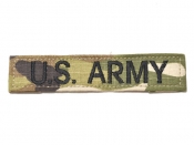 米軍実物 ARMY ネームタグ ネームテープ パッチ ベルクロ 陸軍 スコーピオン/マルチカム