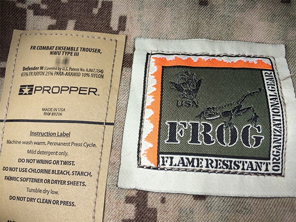 米軍 NWU TYPE Ⅲ コンバットパンツ FROG M-S AOR2 新品 | ミリタリー琉球