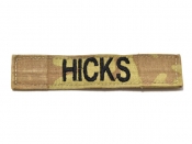 米軍実物 陸軍 ネームタグ ネームテープ パッチ OCP スコーピオン/マルチカム HICKS