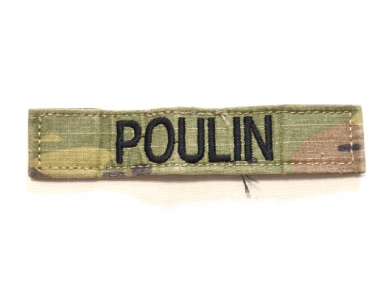 米軍実物 陸軍 ネームタグ ネームテープ パッチ OCP スコーピオン/マルチカム PULIN
