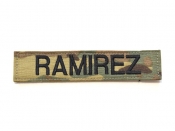 米軍実物 陸軍 ネームタグ ネームテープ パッチ OCP スコーピオン/マルチカム RAMIREZ