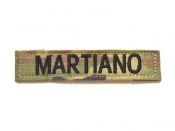 米軍実物 陸軍 ネームタグ ネームテープ パッチ OCP スコーピオン/マルチカム MARTIANO