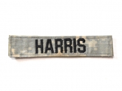 米軍実物 陸軍 ネームタグ ネームテープ パッチ ACU/UCP HARRIS