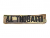 米軍実物 陸軍 ネームタグ ネームテープ パッチ OCP スコーピオン/マルチカム AL THOBAITI