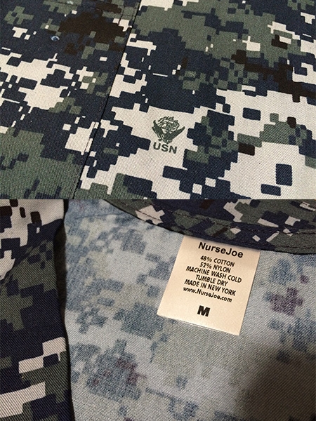 米軍実物 NAVY 海軍 NWU シャツ MEDIUM 新品 | ミリタリー琉球