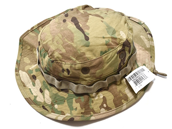 大きめサイズARMY米陸軍OCPマルチカム迷彩ブーニーハット帽子8インチ 