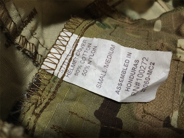 米軍放出品 ヘルメットカバー マルチカム MICH S/M | ミリタリー琉球