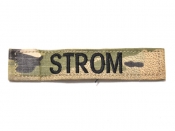 米軍実物 陸軍 ネームタグ ネームテープ パッチ OCP スコーピオン/マルチカム STORM