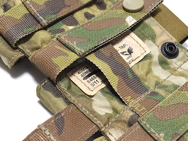 米軍実物 EAGLE トリプル 40mm グレネードポーチ　マルチカム 米軍実物 EAGLE トリプル 40mm グレネードポーチ マルチカム