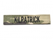 米軍実物 陸軍 ネームタグ ネームテープ パッチ OCP スコーピオン/マルチカム KILPATRICK