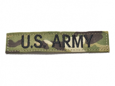 米軍実物 ARMY ネームタグ ネームテープ ベルクロ 陸軍 スコーピオン/OCP マルチカム