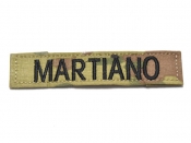 米軍実物 陸軍 ネームタグ ネームテープ パッチ OCP スコーピオン/マルチカム MARTIANO