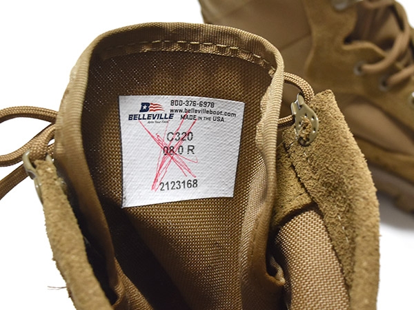 米軍実物 新型 Belleville C320 XERO Ultra Light Assault Boots