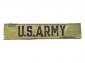 米軍実物 ARMY ネームタグ ネームテープ ベルクロ 陸軍 マルチカム