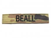 米軍実物 陸軍 ネームタグ ネームテープ パッチ OCP スコーピオン/マルチカム BEAL