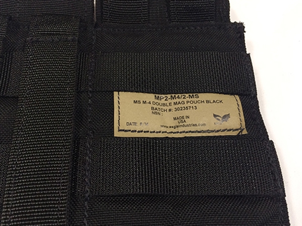 米軍実物 EAGLE M4 ダブルマガジン ポーチ 黒 | ミリタリー琉球