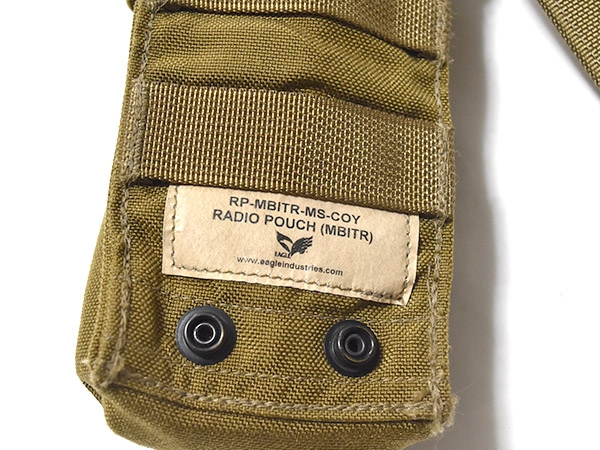実物Eagle MBITR ラジオポーチコヨーテ 米軍実物 EAGLE MBITR ラジオポーチ コヨーテ PRC-148 無線機
