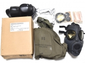 米軍実物 M17A2 ガスマスク 本体 バッグ 付属品 セット S 60～90年代 M40