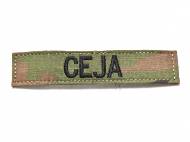 米軍実物 陸軍 ネームタグ ネームテープ パッチ OCP スコーピオン/マルチカム CEJA