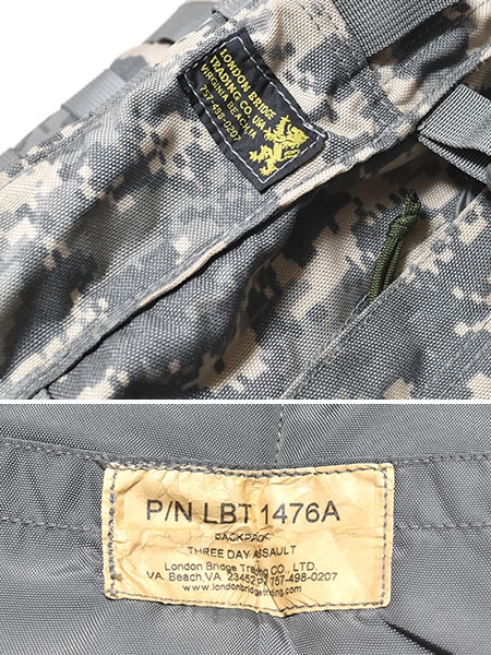 米軍放出品 LBT-1476A 3DAY アサルトパック バックパック ACU/UCP 陸軍