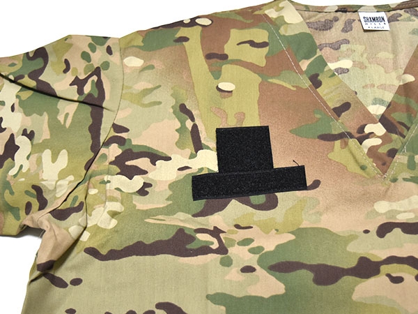 レア! 米軍実物 ARMY SCRUB メディカルシャツ マルチカム 看護師