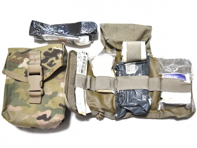 米軍実物 IFAK マルチカム ファーストエイドキット ポーチ 止血