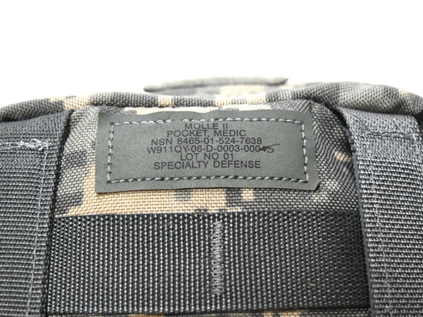 米軍実物 MOLLE2 メディックポーチ ACU/UCP 陸軍 ARMY IFAK メディカル