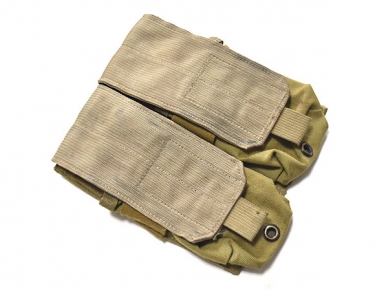 実物　dglcs ピンキータン　ダブルM4マガジンポーチ 米軍実物 EAGLE SFLCS M4 ダブル マガジンポーチ カーキ 特殊部隊