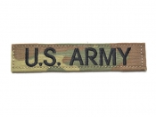 米軍実物 ARMY ネームタグ ネームテープ ベルクロ 陸軍 スコーピオン/OCP マルチカム