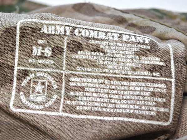 米軍実物 ARMY コンバットパンツ マルチカム FLAME RESISTANT