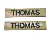 2枚セット 米軍実物 陸軍 ネームタグ ネームテープ OCP スコーピオン/マルチカム THOMAS
