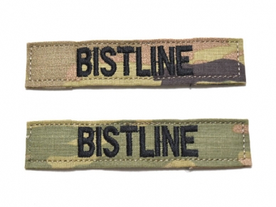 2枚セット 米軍実物 陸軍 ネームタグ ネームテープ OCP スコーピオン/マルチカム BISTLINE