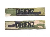 2枚セット 米軍実物 陸軍 ネームタグ ネームテープ OCP スコーピオン/マルチカム DIRIENZ