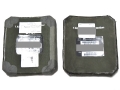 米軍実物 ESBI Ceradyne セラダイン サイドプレート 防弾 2枚