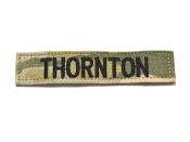 米軍実物 陸軍 ネームタグ ネームテープ パッチ OCP スコーピオン/マルチカム THORNTON