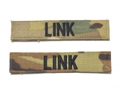 2枚セット 米軍実物 陸軍 ネームタグ ネームテープ OEFCP/マルチカム LINK