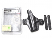米軍放出品 Bianchi ビアンキ レザーホルスター Glock17/22/31 左利き ベルト用