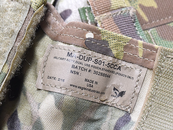米軍実物 EAGLE サイドプレート ポケット ポーチ マルチカム 2個