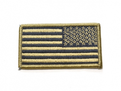 米軍実物 官給品 星条旗 リバース パッチ ワッペン OCP スコーピオン/マルチカム ARMY