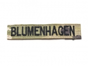 米軍実物 陸軍 ネームタグ ネームテープ パッチ OCP スコーピオン/マルチカム BLUMENHAGEN
