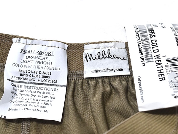 米軍実物 GEN3 ECWCS LEVEL1 シャツパンツセットコヨーテ S-S 米軍実物 GEN3 ECWCS LEVEL1 アンダーシャツ アンダーパンツ セット
