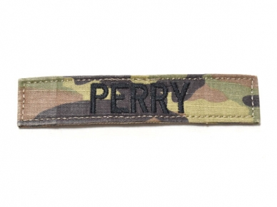 米軍実物 陸軍 ネームタグ ネームテープ パッチ OCP スコーピオン/マルチカム PERRY