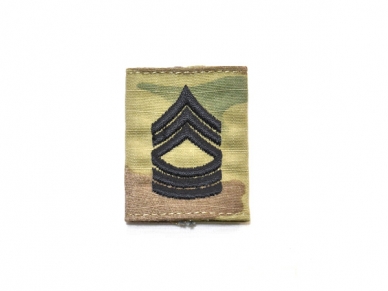 米軍実物 ゴアテックス用 階級章 陸軍 曹長 MSG OCP スコーピオン/マルチカム ARMY