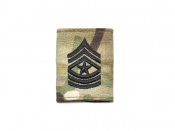米軍実物 ゴアテックス用 階級章 陸軍 上級曹長 SGM OCP スコーピオン/マルチカム ARMY