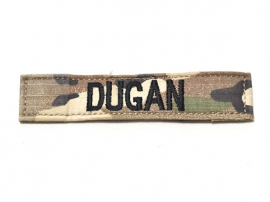 米軍実物 陸軍 ネームタグ ネームテープ パッチ OCP スコーピオン/マルチカム DUGAN