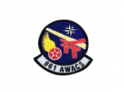 第961空中管制飛行隊 961st AWACS ワッペン パッチ