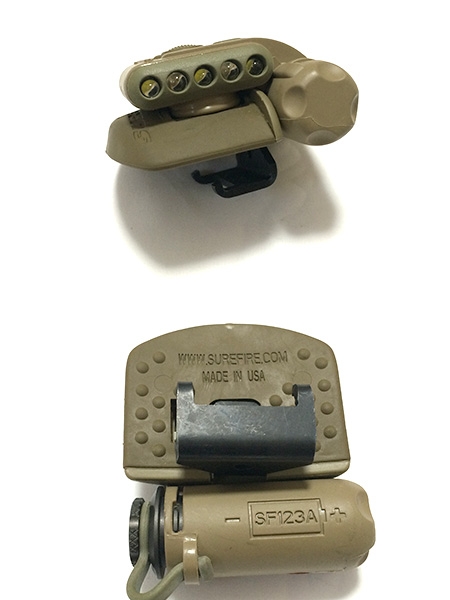 米軍実物 Surefire シュアファイア ヘルメット ライト | ミリタリー琉球