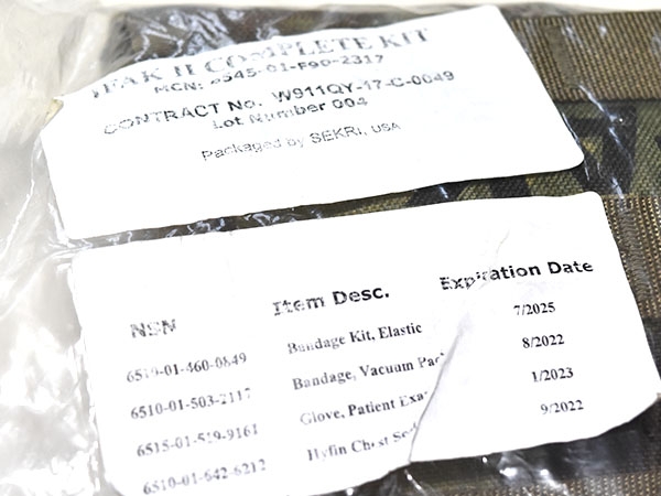 米軍実物 新型 OCP スコーピオン IFAK2 ファーストエイドキット
