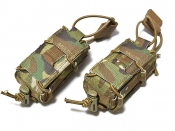 2個セット 米軍実物 官給品 TYR Tactical Combat Adjustable ピストル マガジンポーチ マルチカム